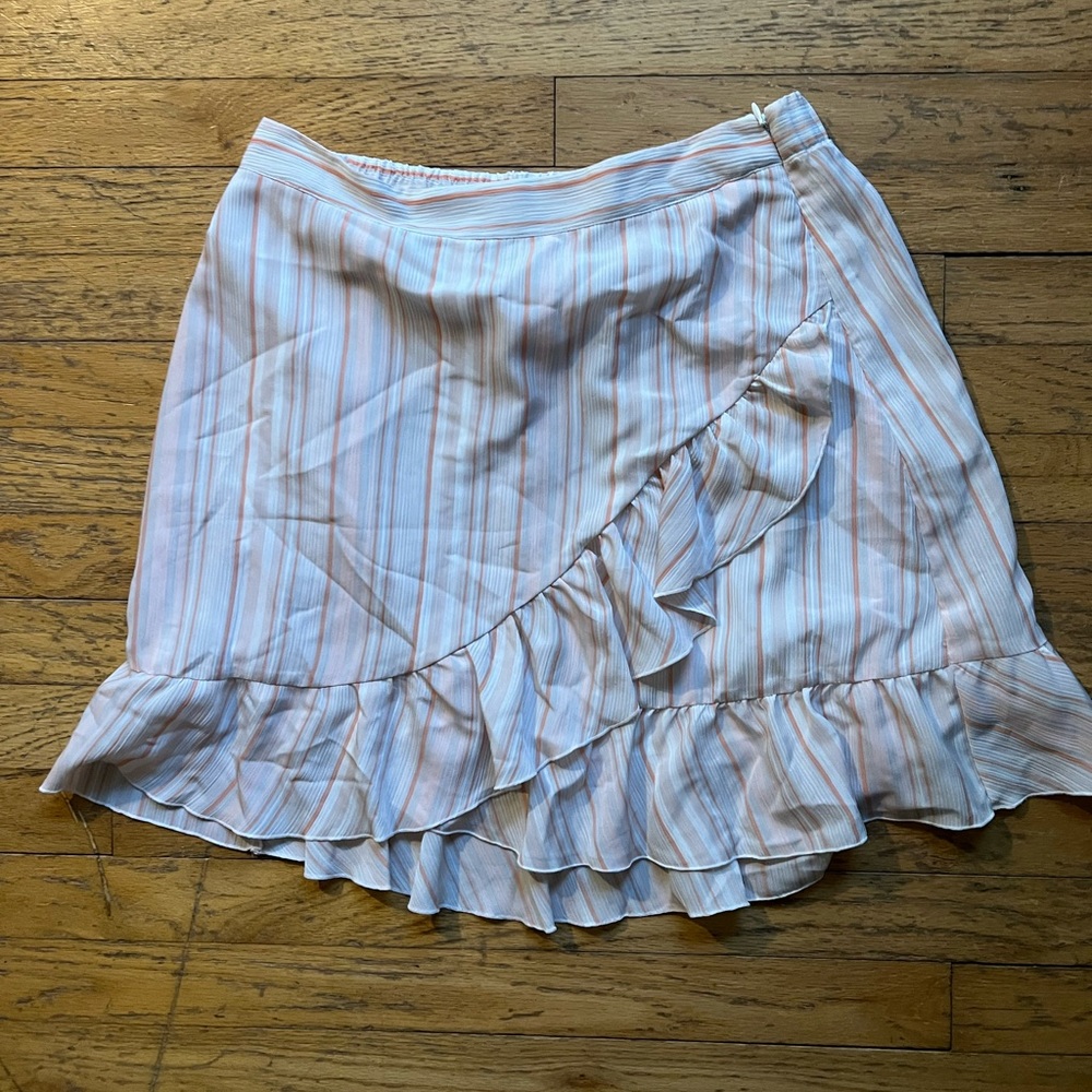 LC high waist pinstripe skirt size Large